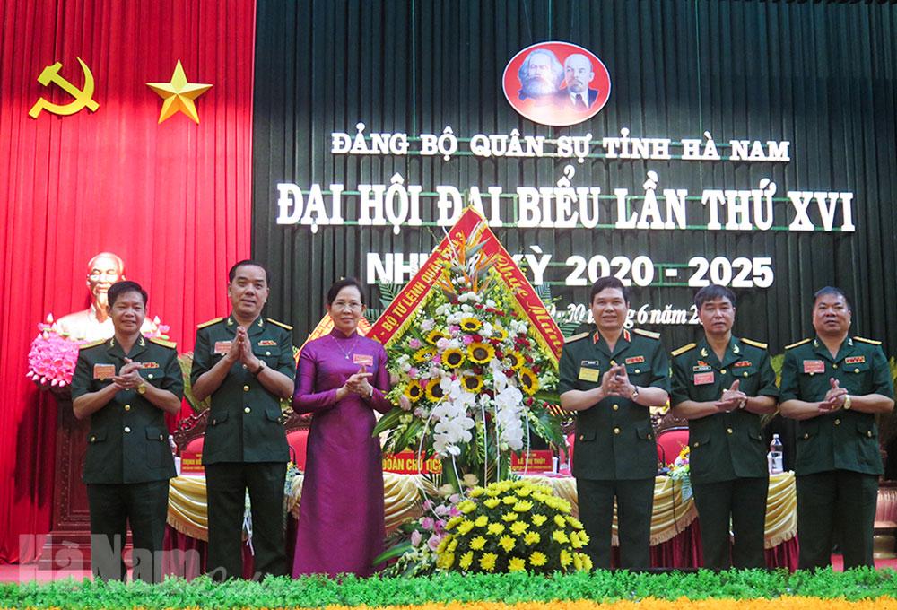 Khai mạc Đại hội đại biểu Đảng bộ Quân sự tỉnh lần thứ XVI