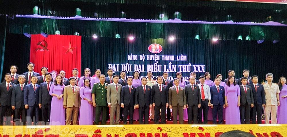 Bế mạc Đại hội đại biểu Đảng bộ huyện Thanh Liêm lần thứ XXX, nhiệm kỳ 2020-2025