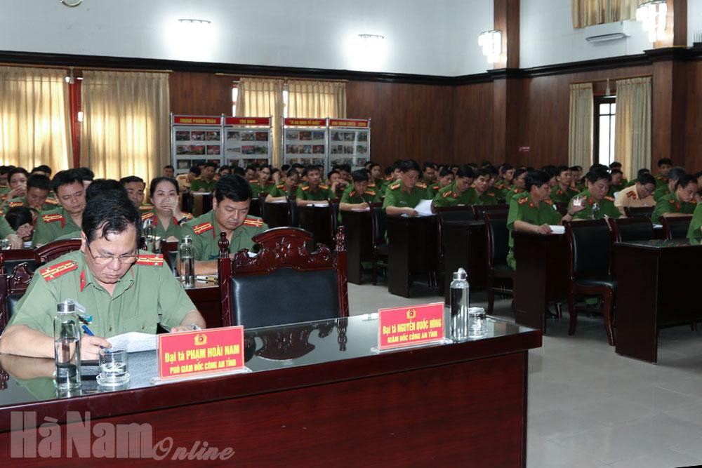 Công an Hà Nam triển khai kế hoạch mở đợt cao điểm tấn công, trấn áp tội phạm