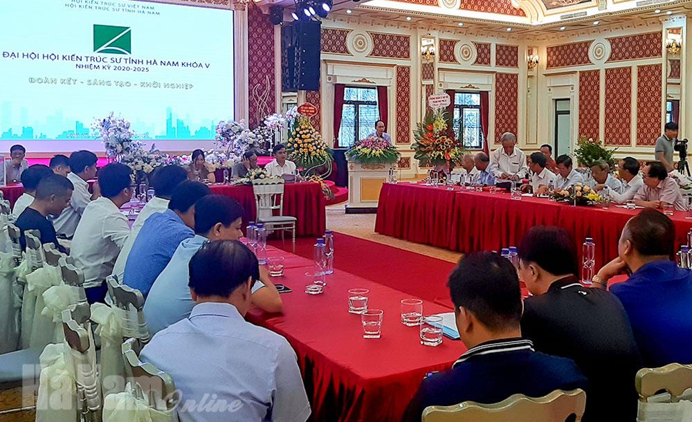 Đại hội Hội Kiến trúc sư tỉnh khóa V, nhiệm kỳ 2020-2025