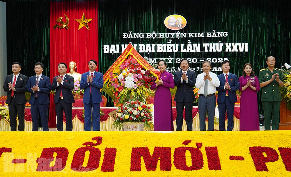 Khai mạc Đại hội đại biểu Đảng bộ huyện Kim Bảng lần thứ XXVI, nhiệm kỳ 2020-2025