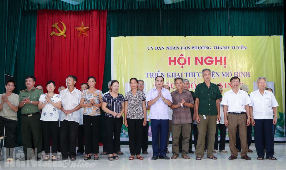 Phường Thanh Tuyền tổ chức triển khai mô hình "Móc khóa an ninh"