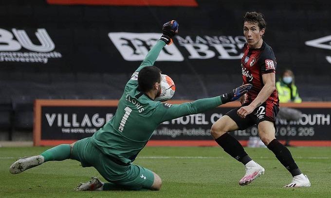 Tottenham bất lực trước Bournemouth
