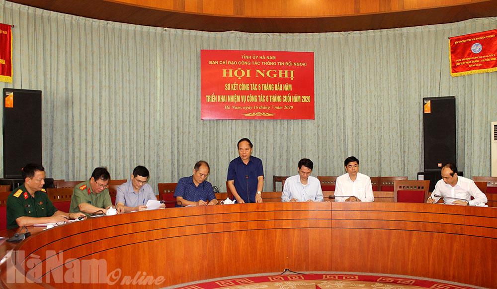 Triển khai công tác thông tin đối ngoại 6 tháng cuối năm