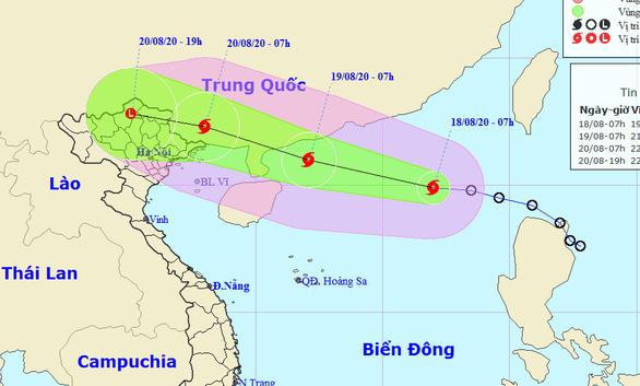 Bão số 4 cách Hoàng Sa 630km, gió giật cấp 10