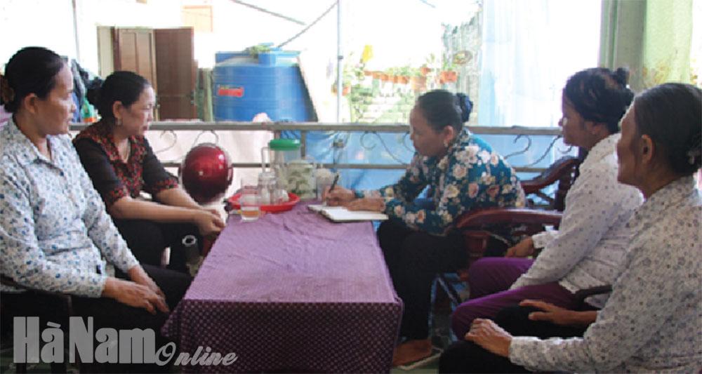 Chi hội trưởng phụ nữ nhiệt tình với công tác hội