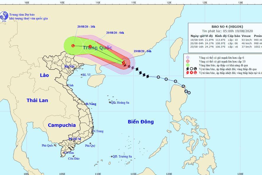 Công điện của Ban Chỉ huy PCLB&TKCN tỉnh ứng phó với bão số 4 và mưa, lũ