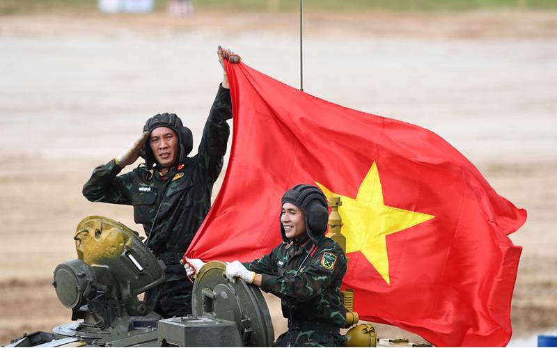 Đội tuyển xe tăng Việt Nam xếp thứ hai bảng 2