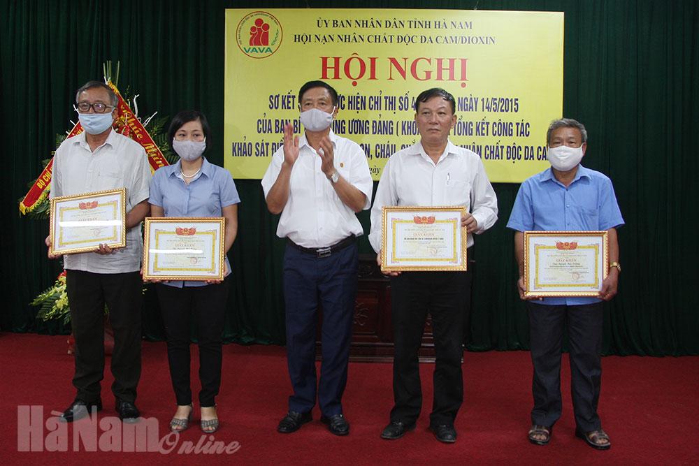 Hội NNCĐDC/dioxin tỉnh sơ kết 5 năm thực hiện Chỉ thị của Ban Bí thư Trung ương Đảng