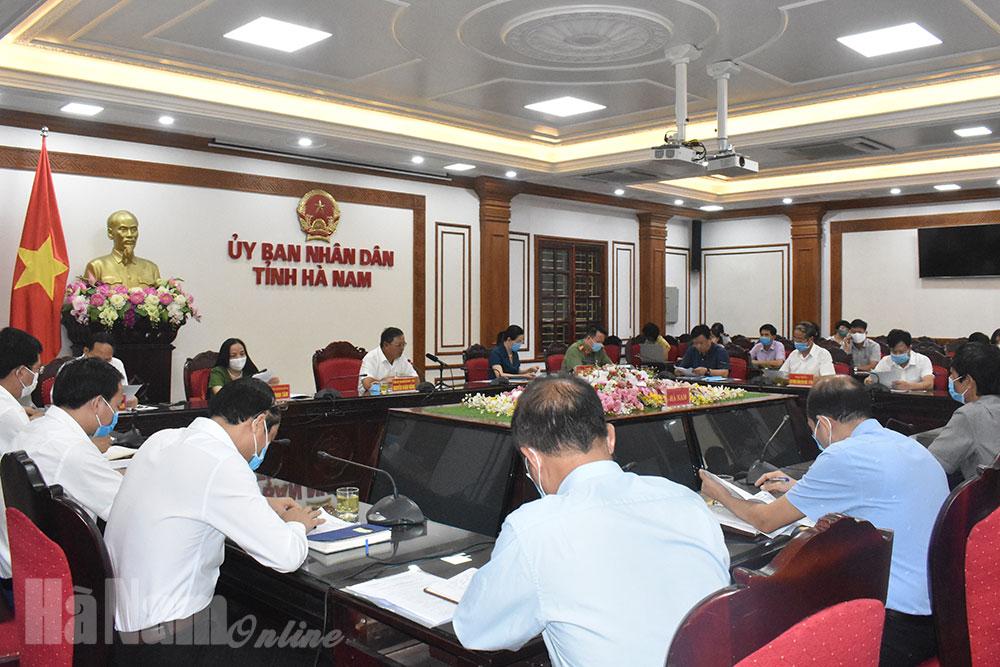 Họp BCĐ phòng, chống dịch bệnh Covid-19 tỉnh: Quyết liệt thực hiện phòng, chống dịch Covid-19 liên quan đến ca bệnh 620