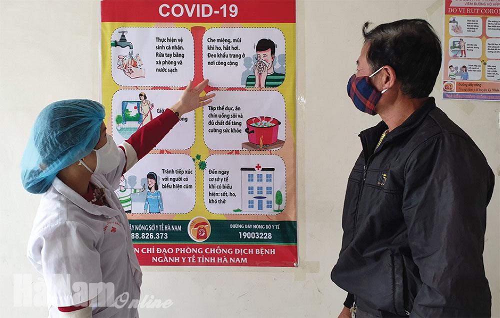 Lý Nhân chủ động phòng, chống dịch bệnh Covid-19