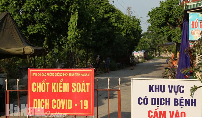 Phong tỏa, cách ly tạm thời xóm 12, thôn 6 xã Nhật Tân từ 26/8