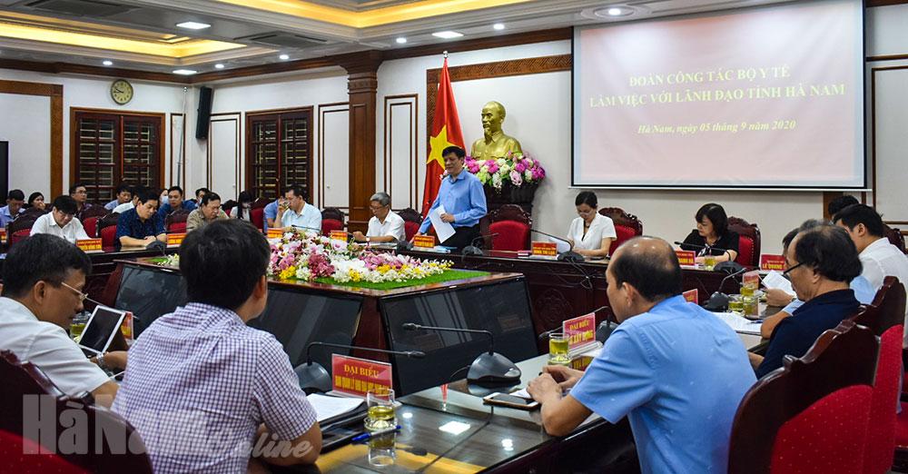 Bộ Y tế phấn đấu đưa Bệnh viện Bạch Mai và Bệnh viện Việt Đức cơ sở 2 tại Hà Nam đi vào hoạt động trong năm 2020