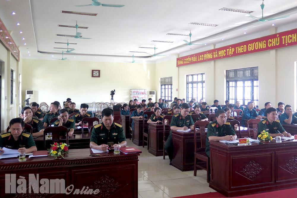 Đảng ủy Quân sự thành phố Phủ Lý sơ kết mô hình điểm về học tập và làm theo Bác giai đoạn 2017 - 2020