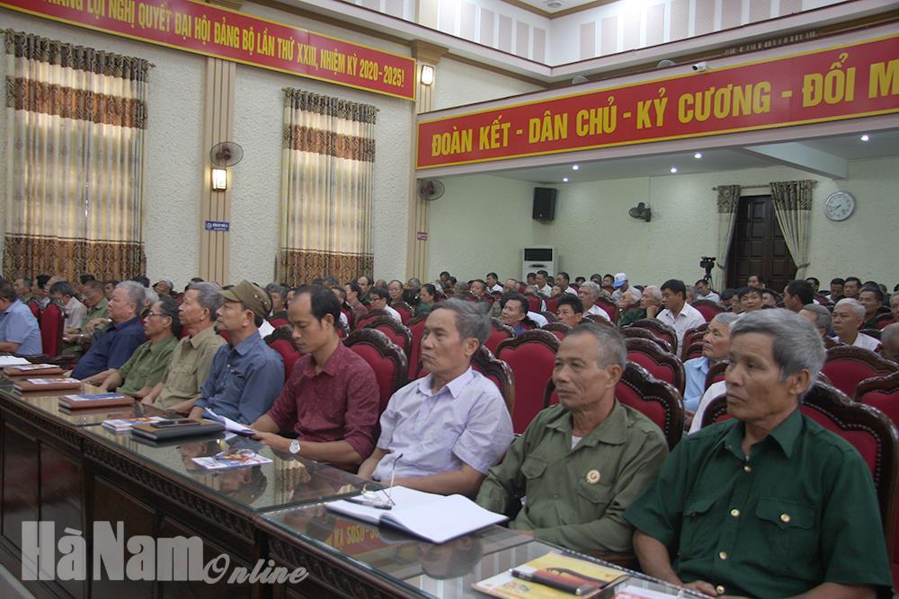 Hội CCB thành phố Phủ Lý tập huấn bồi dưỡng lý luận chính trị, nghiệp vụ công tác hội năm 2020