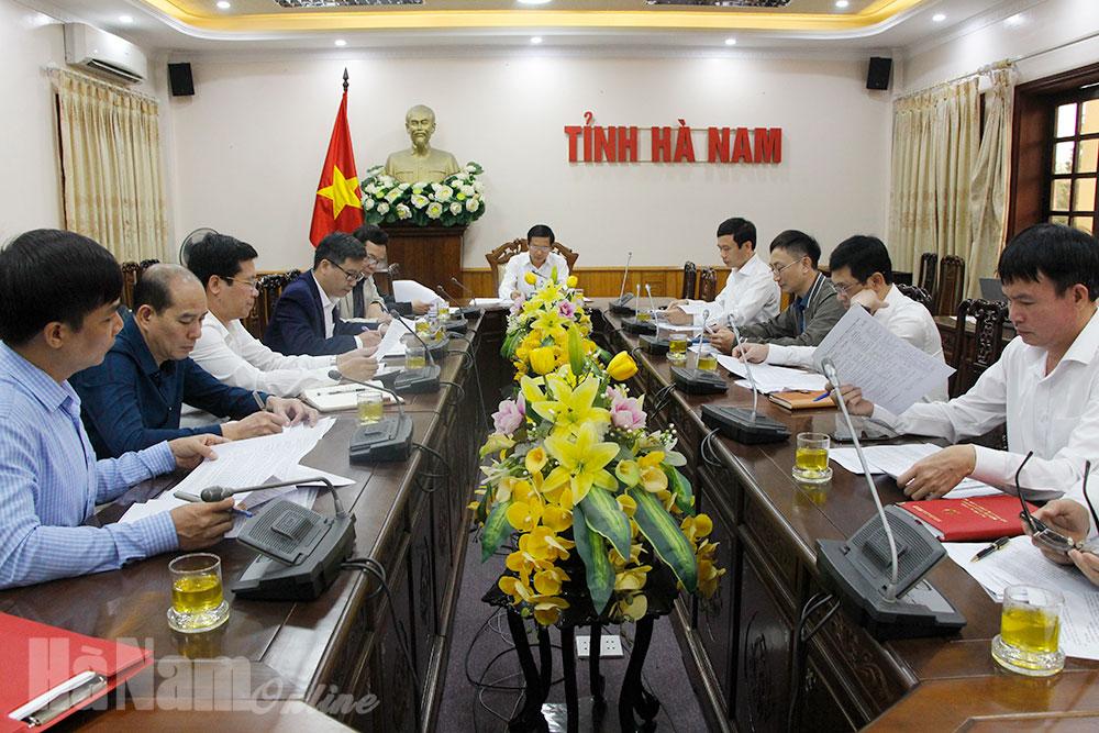 UBND tỉnh nghe báo cáo công tác chuẩn bị tổ chức Hội khỏe Phù Đổng lần thứ VI năm 2020