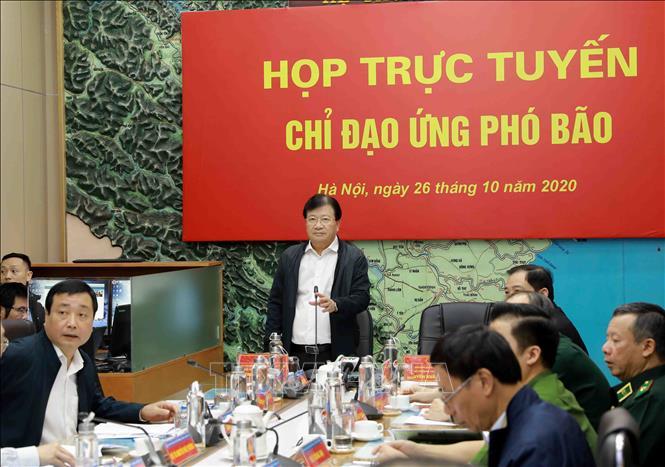 Thành lập Ban Chỉ đạo tiền phương để chỉ đạo ứng phó bão số 9