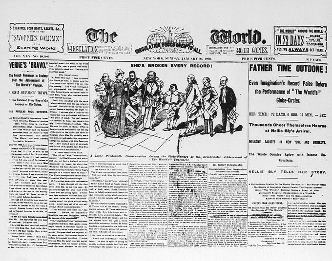 Người đầu tiên vòng quanh thế giới trong 72 ngày