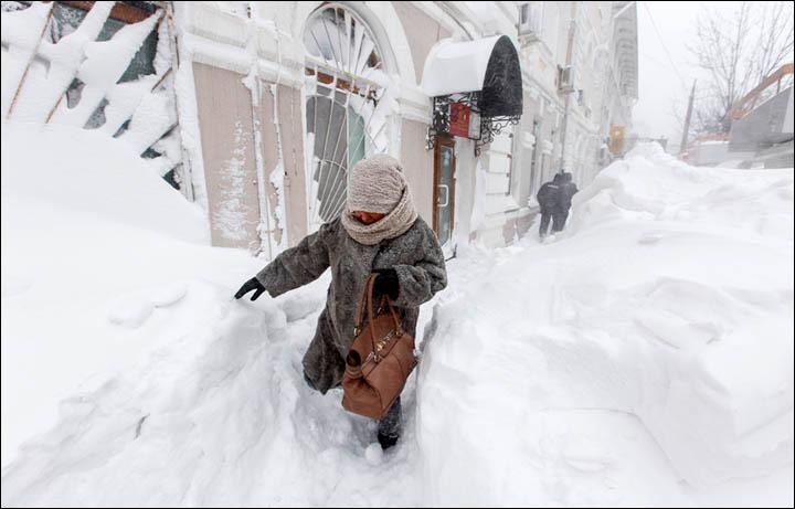 Mưa băng bất thường ở vùng Viễn Đông của Nga