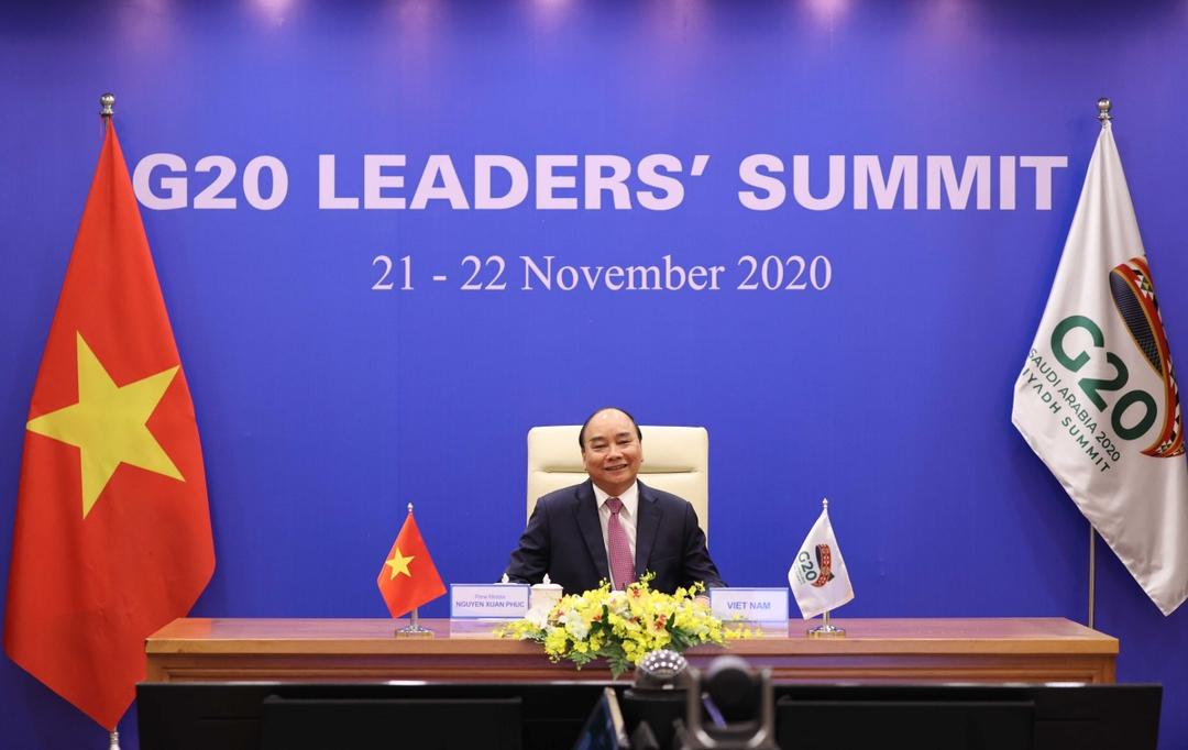 Thủ tướng đề nghị G20 hỗ trợ tài chính, công nghệ cho các nước đang phát triển