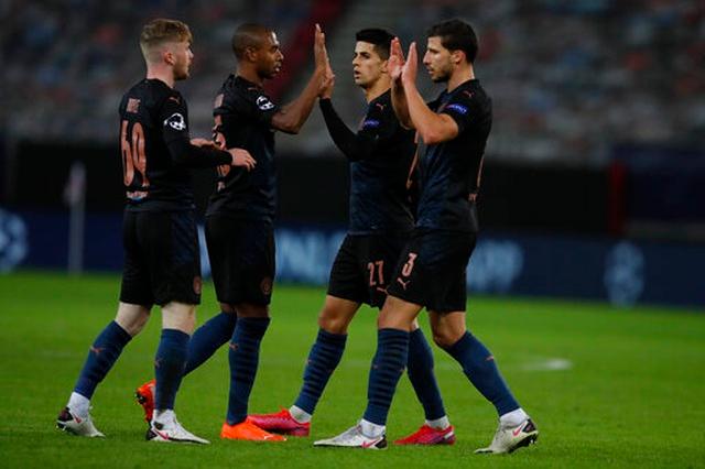 Thắng nhẹ Olympiacos, Man City sớm vượt qua vòng bảng