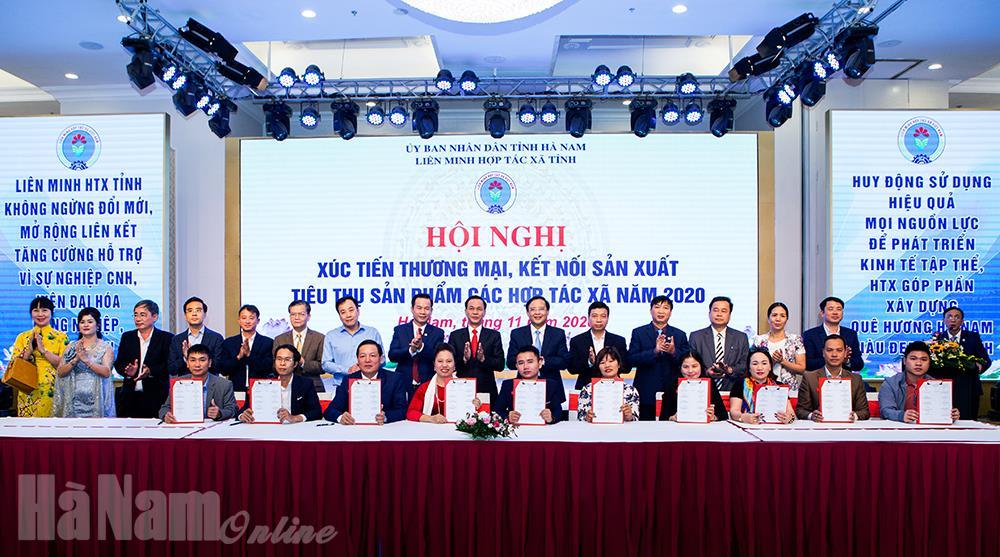 Liên minh HTX tỉnh tổ chức hội nghị Xúc tiến thương mại, kết nối sản xuất, tiêu thụ sản phẩm cho các HTX