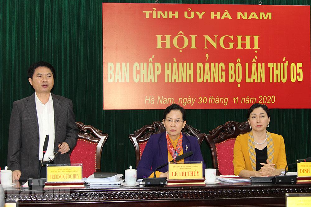 Ban Chấp hành Đảng bộ tỉnh đánh giá kết quả công tác xây dựng Đảng năm 2020