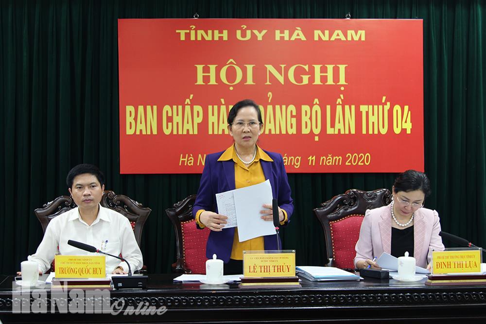 BCH Đảng bộ tỉnh thông qua Quy chế làm việc, chương trình công tác toàn khóa