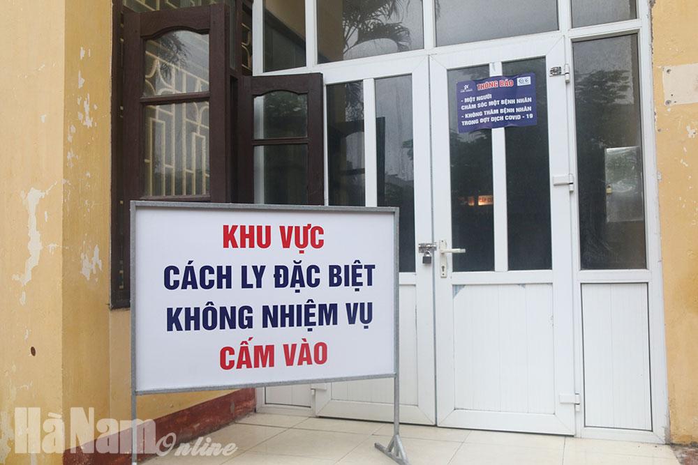 Bệnh nhân nhiễm Covid 19 đang điều trị tại Bệnh viện Đa khoa Hà Nam đã có kết quả xét nghiệm âm tính lần 1 với SARS- CoV 2