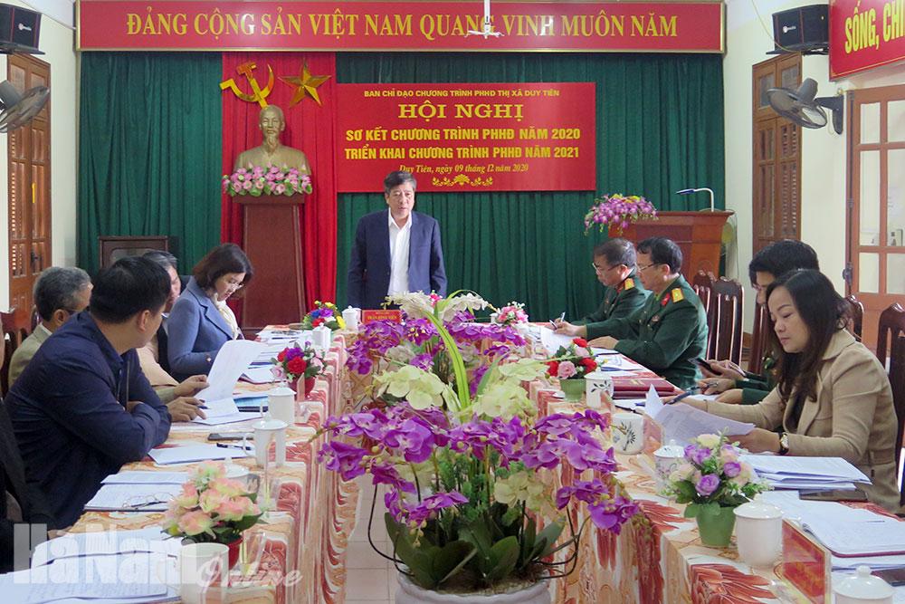 Duy Tiên sơ kết chương trình phối hợp hoạt động công tác dân vận