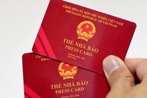Công bố mẫu thẻ nhà báo kỳ hạn 2021-2025