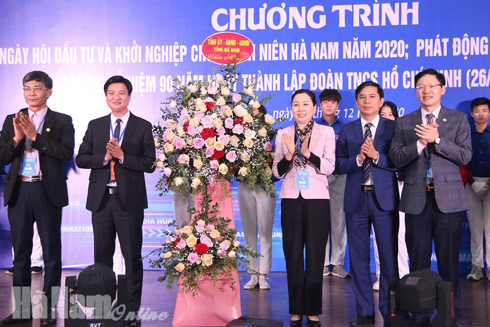 Tỉnh đoàn Hà Nam tổ chức "Ngày hội đầu tư và khởi nghiệp" và khai trương Văn phòng hỗ trợ thanh niên khởi nghiệp