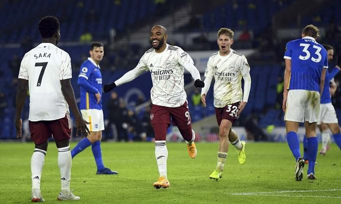 Arsenal thắng trận thứ hai liên tiếp