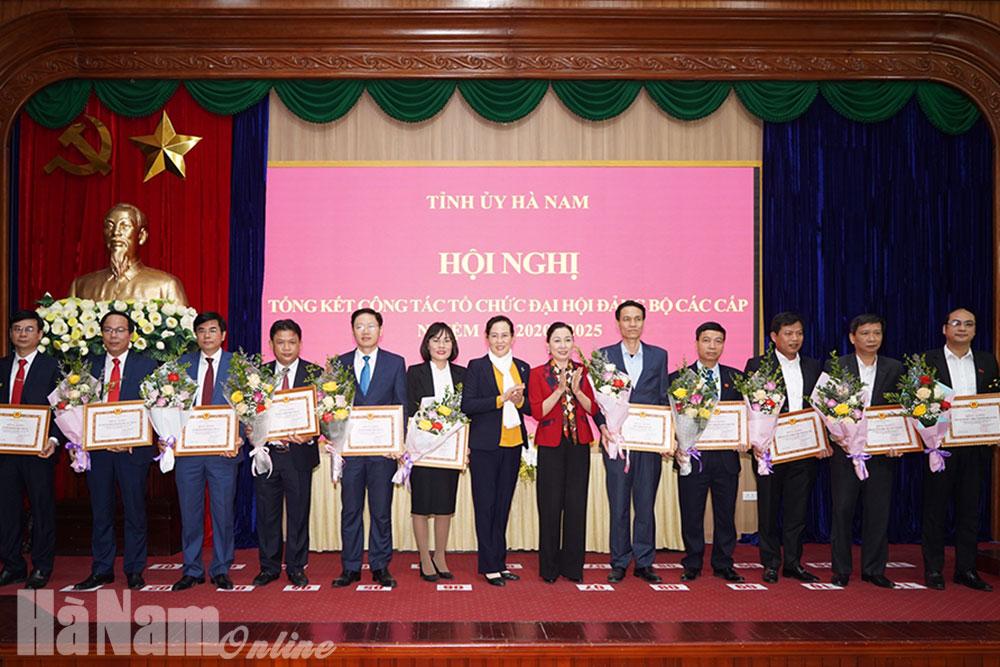 Tỉnh ủy tổng kết công tác tổ chức đại hội đảng bộ các cấp, nhiệm kỳ 2020-2025