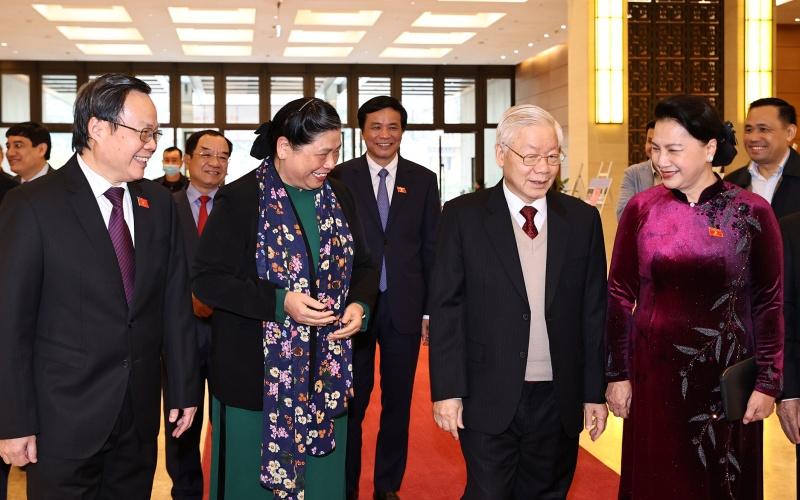 Gặp mặt các thế hệ đại biểu Quốc hội nhân kỷ niệm 75 năm Ngày Tổng tuyển cử đầu tiên