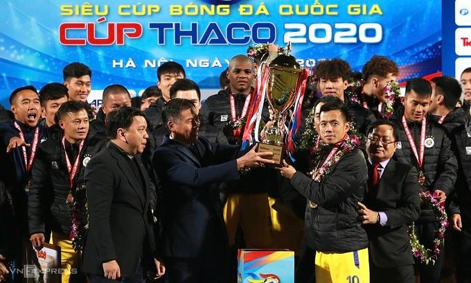 Hà Nội lần thứ tư đoạt Siêu Cup Quốc gia