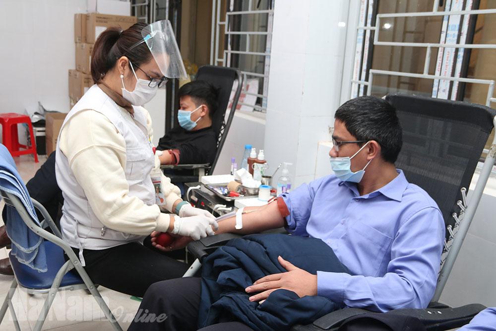 Đoàn Khối các cơ quan tỉnh tổ chức chương trình Hiến máu tình nguyện năm 2021