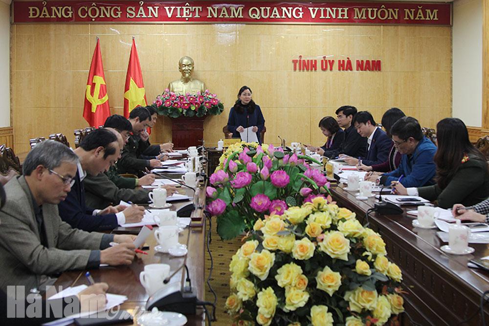 Ban Chỉ đạo 35 tỉnh triển khai nhiệm vụ công tác năm 2021