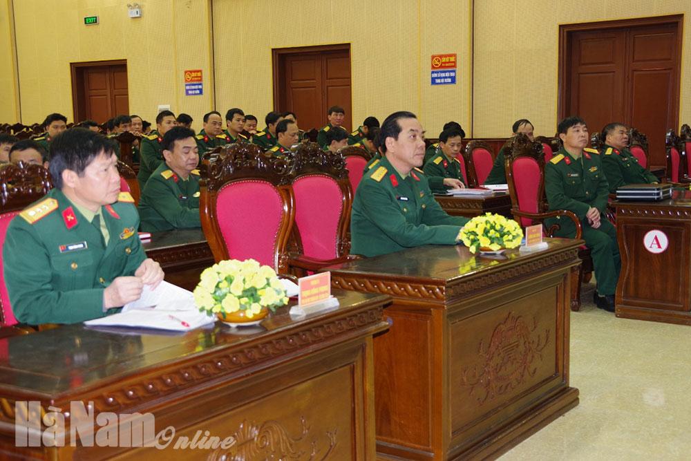 Bộ CHQS tỉnh khai mạc lớp tập huấn cán bộ năm 2021