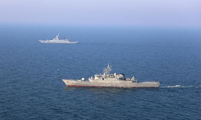 Iran, Nga diễn tập hải quân chung