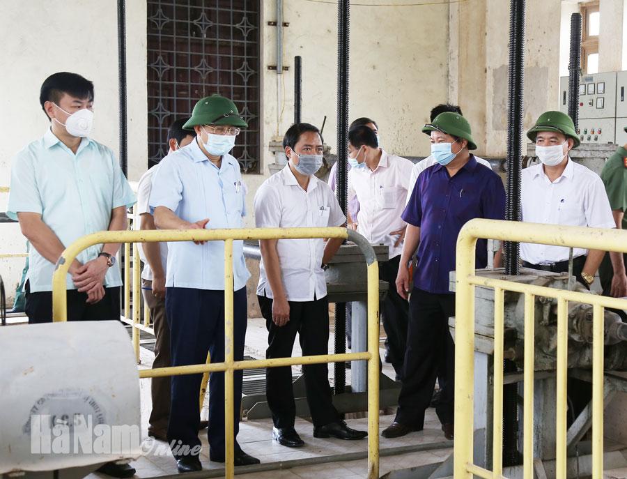 Kiểm tra công tác phòng, chống thiên tai tại một số công trình trọng điểm