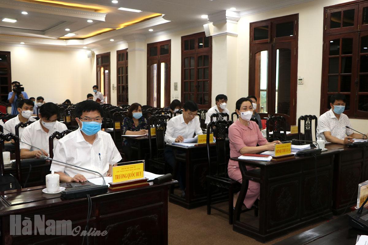 Hội nghị Ban Thường vụ Tỉnh ủy lần thứ 22