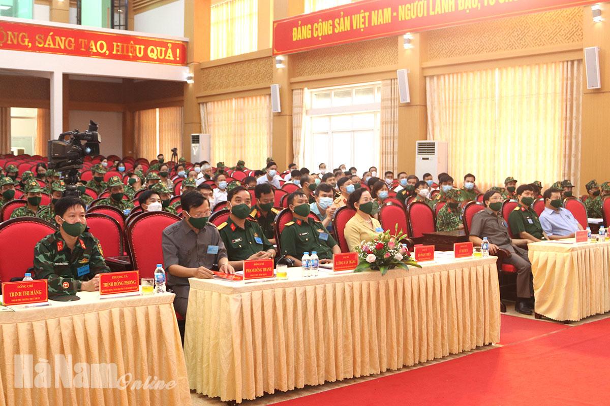 Thị xã Duy Tiên khai mạc diễn tập khu vực phòng thủ, phòng chống thiên tai và tìm kiếm cứu nạn