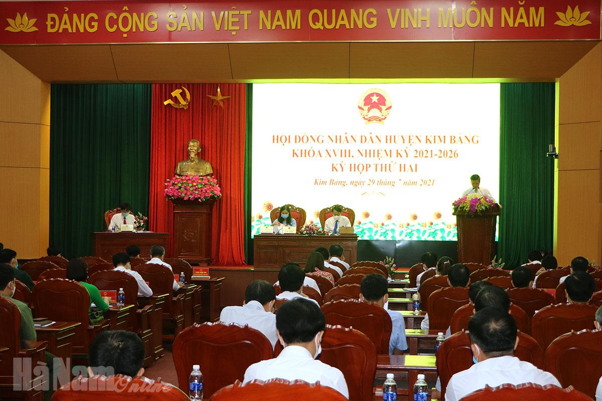 HĐND các huyện Kim Bảng, Lý Nhân tổ chức Kỳ họp thứ 2