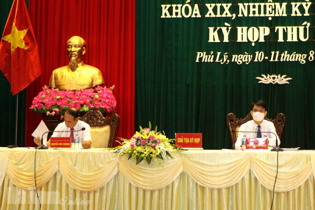 HĐND thành phố Phủ Lý tổ chức kỳ họp thứ 2