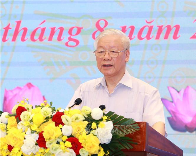 Tổng Bí thư: Tiếp tục tăng cường xây dựng, củng cố vững chắc khối đại đoàn kết toàn dân tộc