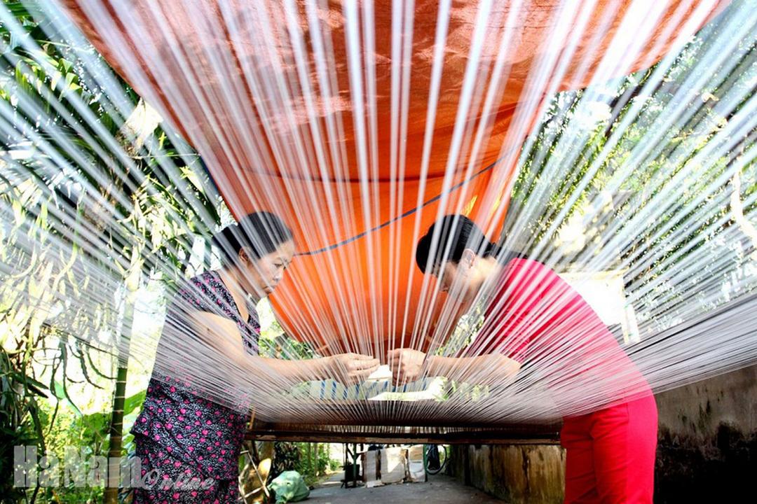 Nghề dệt lụa Nha Xá - Di sản văn hóa phi vật thể quốc gia