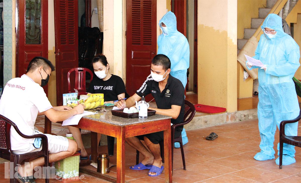 Tăng cường kiểm soát người lao động về từ vùng dịch