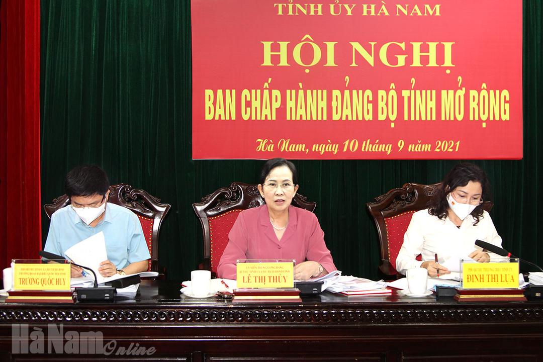 Ban Chấp hành Đảng bộ tỉnh thông qua Quy chế làm việc và 5 nghị quyết chuyên đề