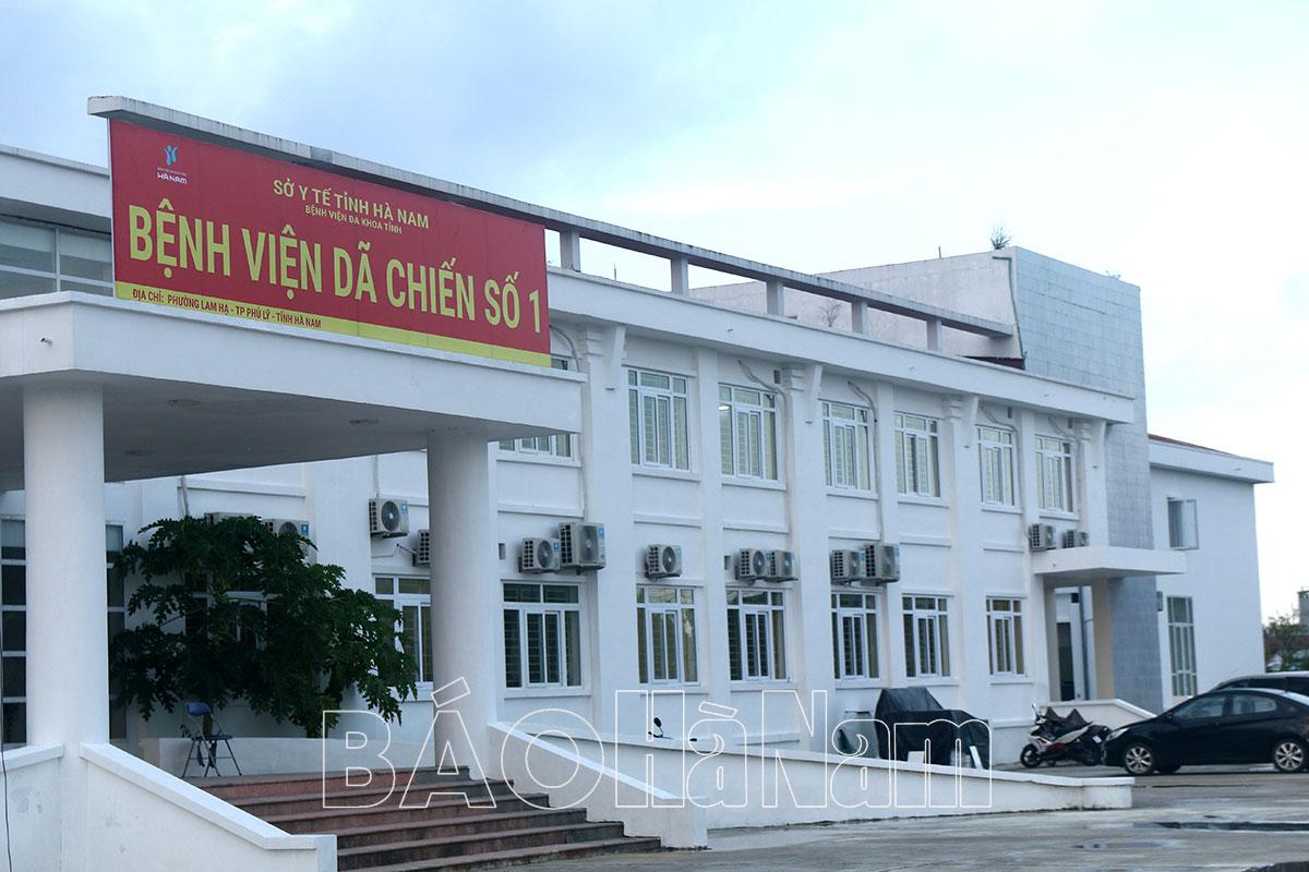 Tối 26/9, Bệnh viện Dã chiến số 1 tỉnh bắt đầu thu dung điều trị bệnh nhân Covid-19